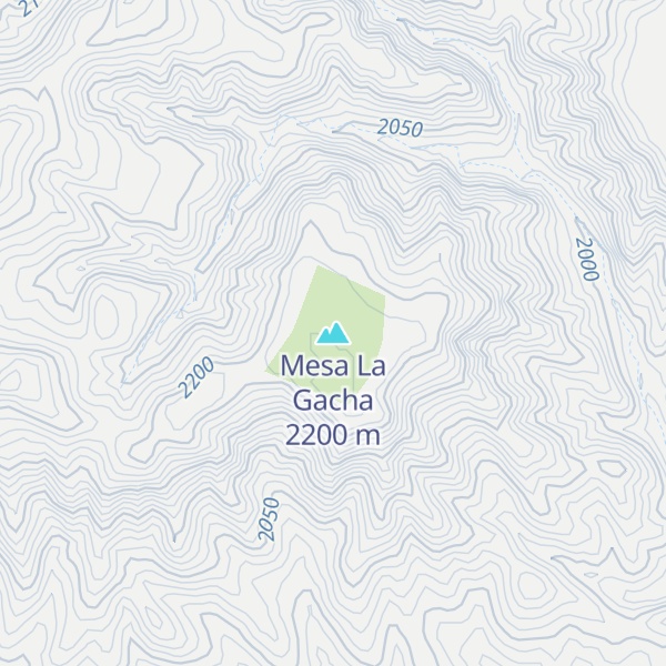Map of Mesa La Gacha