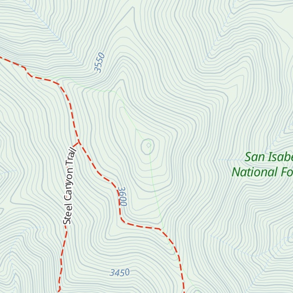 Map of Nipple Mountain