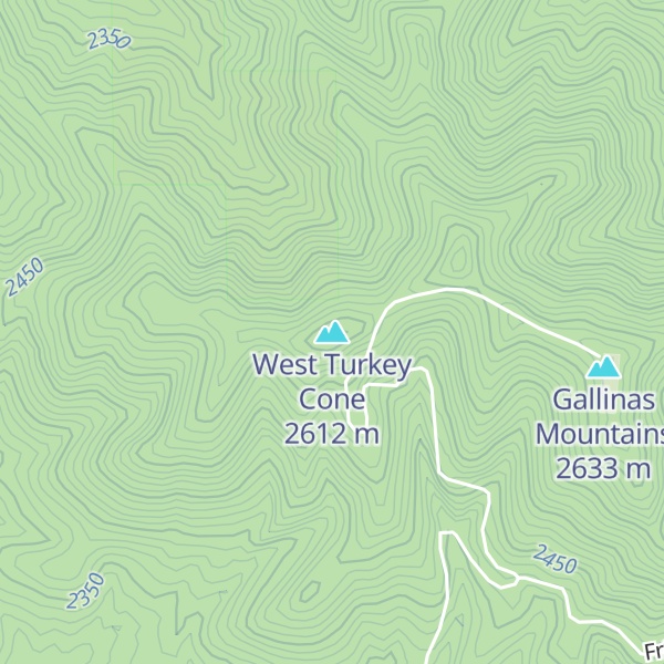 Map of West Turkey Cone