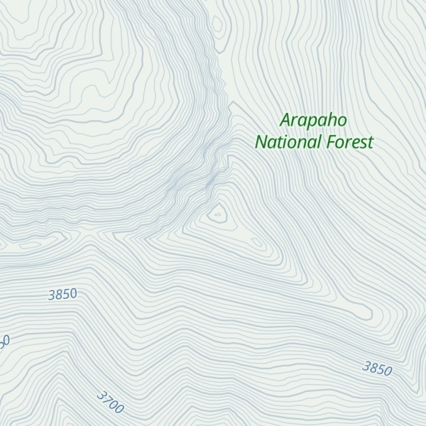 Map of Bard Peak