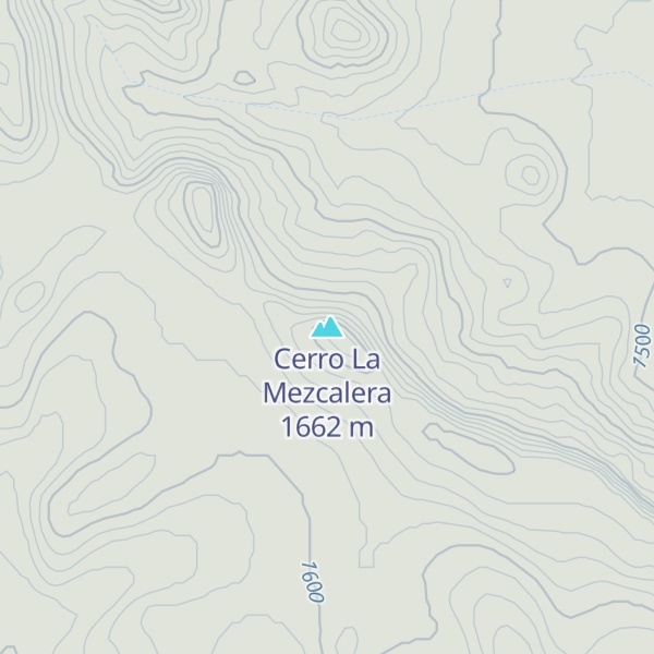 Map of Cerro La Mezcalera