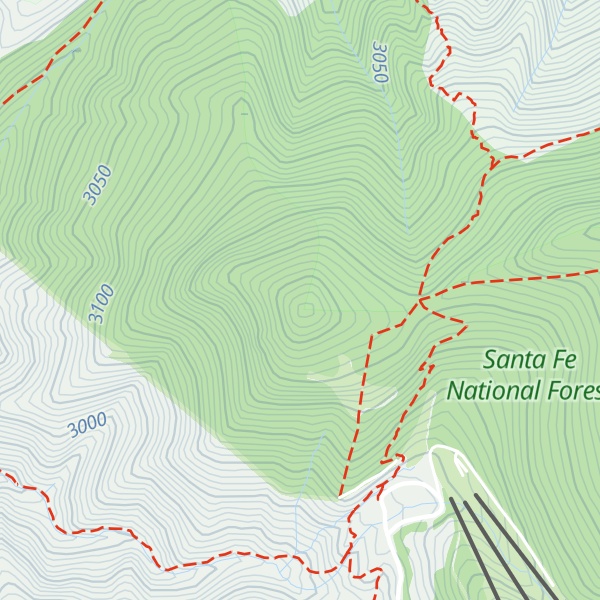 Map of Aspen Peak