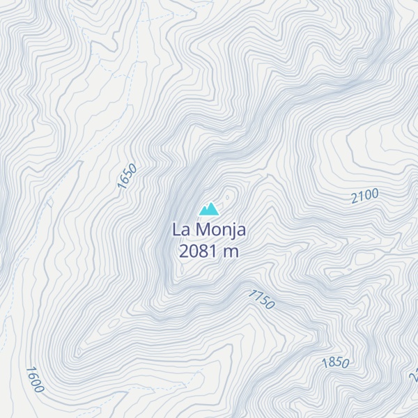 Map of La Monja