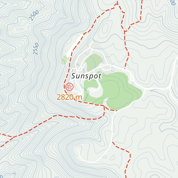 Map of Sunspot Astronomy & Visitors Center