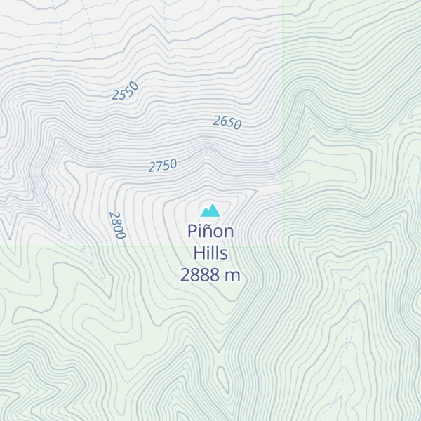 Map of Piñon Hills