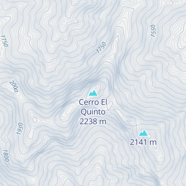 Map of Cerro El Quinto