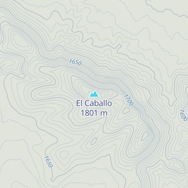 Map of El Caballo