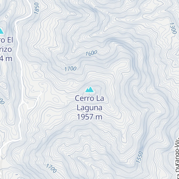 Map of Cerro La Laguna