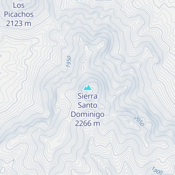 Map of Sierra Santo Dominigo
