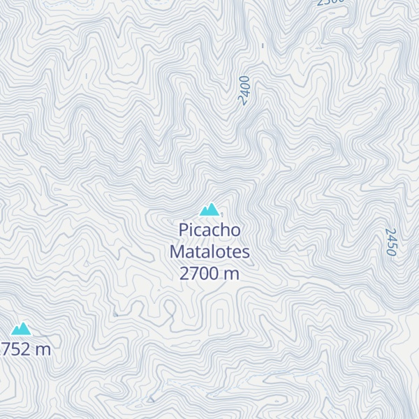 Map of Picacho Matalotes