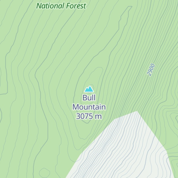 Map of Bull Mountain
