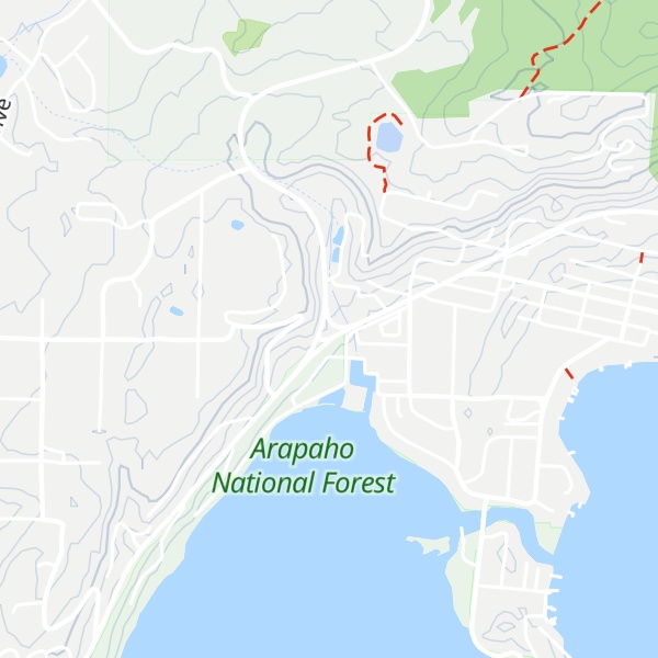Map of Grand Lake Visitor Center
