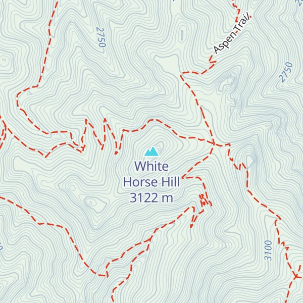 Map of White Horse Hill