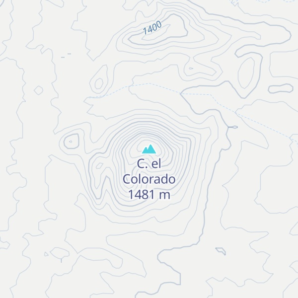Map of C. el Colorado
