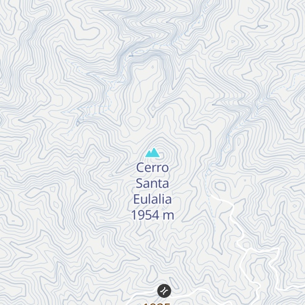 Map of Cerro Santa Eulalia