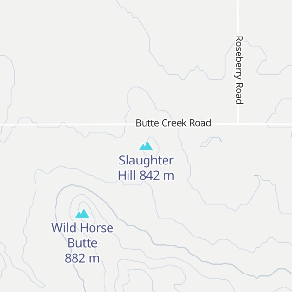 Map of Slaughter Hill