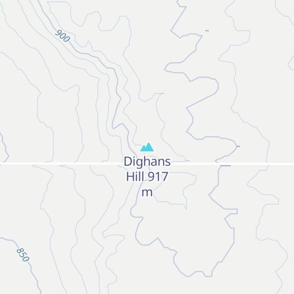 Map of Dighans Hill