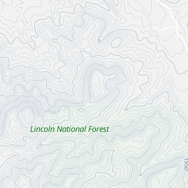 Map of Mountain Lion Peak