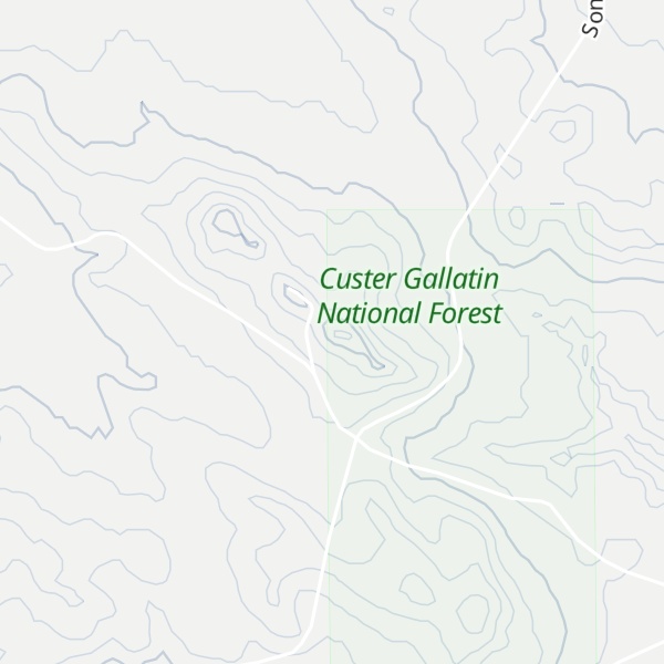 Map of Gardner Butte