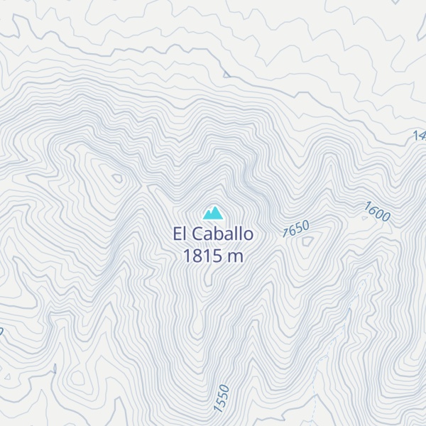 Map of El Caballo