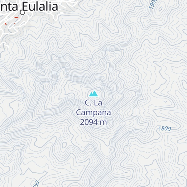 Map of C. La Campana