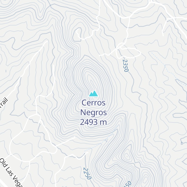 Map of Cerros Negros