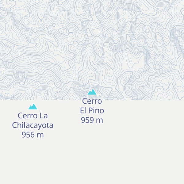 Map of Cerro El Pino