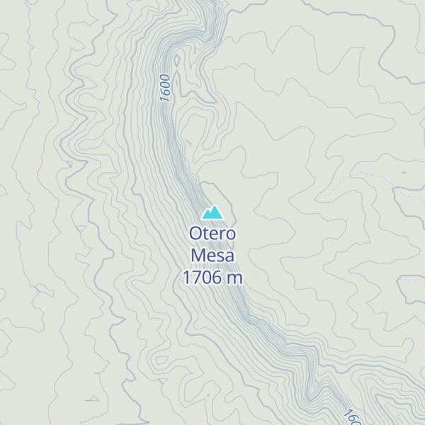 Map of Otero Mesa
