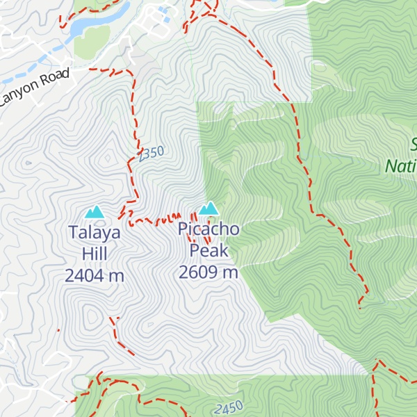 Map of Picacho Peak