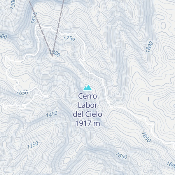 Map of Cerro Labor del Cielo