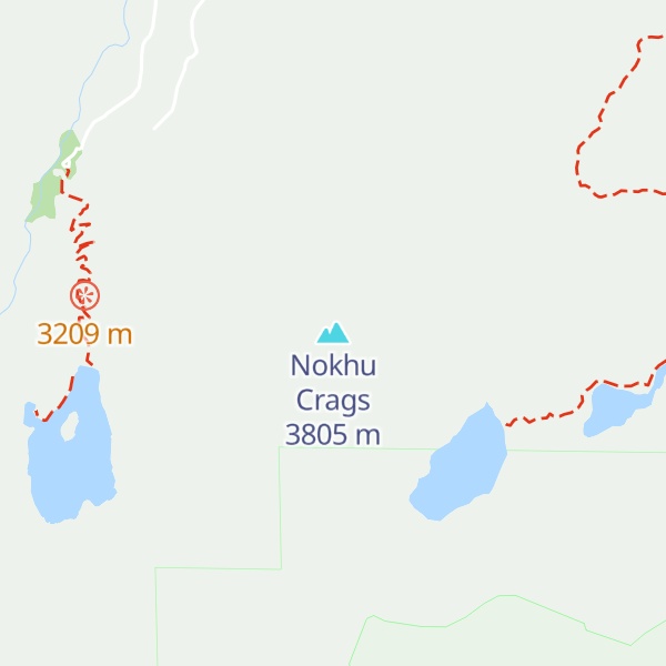 Map of Nokhu Crags