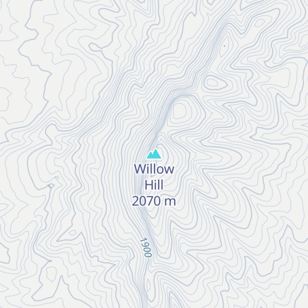 Map of Willow Hill