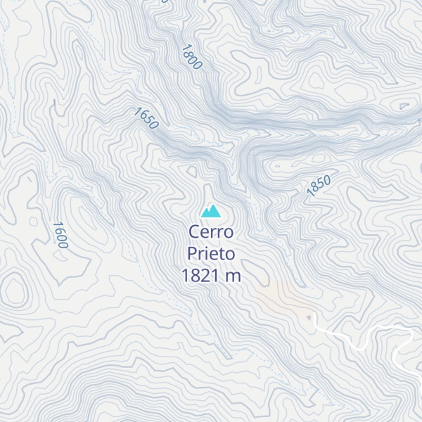 Map of Cerro Prieto
