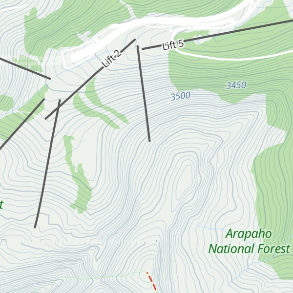 Map of Rock House Cabin