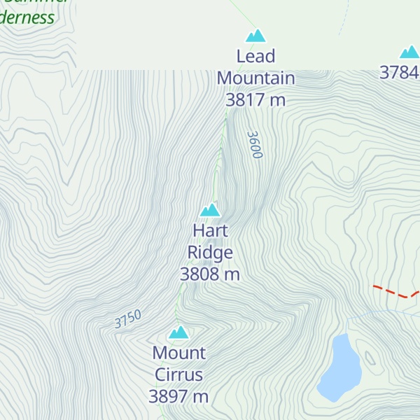 Map of Hart Ridge