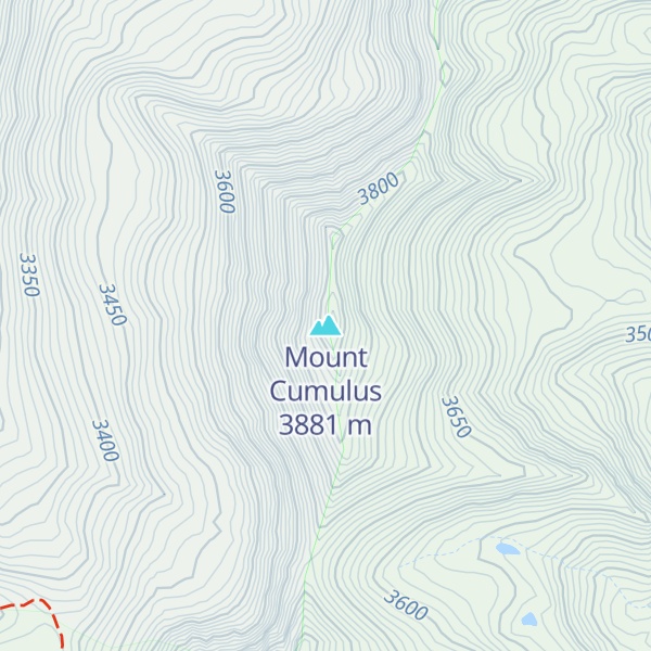 Map of Mount Cumulus