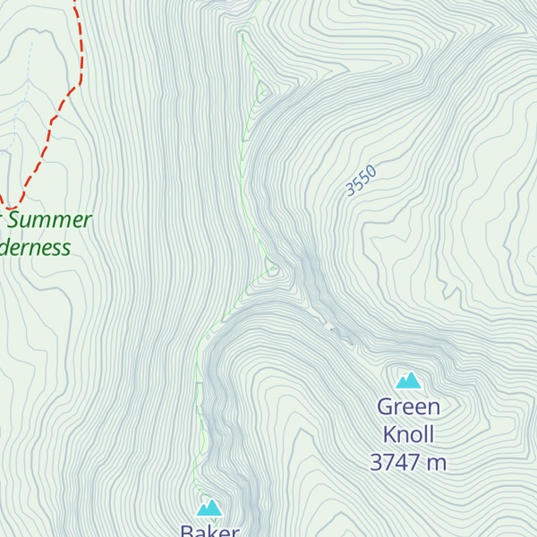Map of Mount Stratus