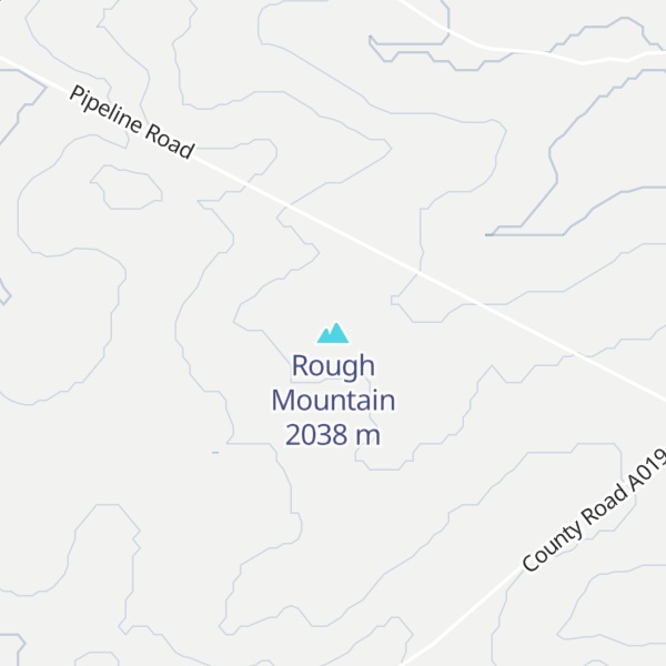Map of Rough Mountain