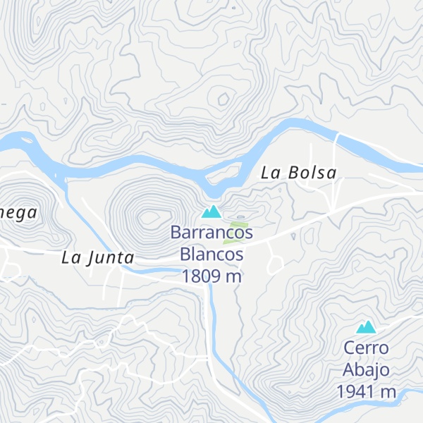 Map of Barrancos Blancos