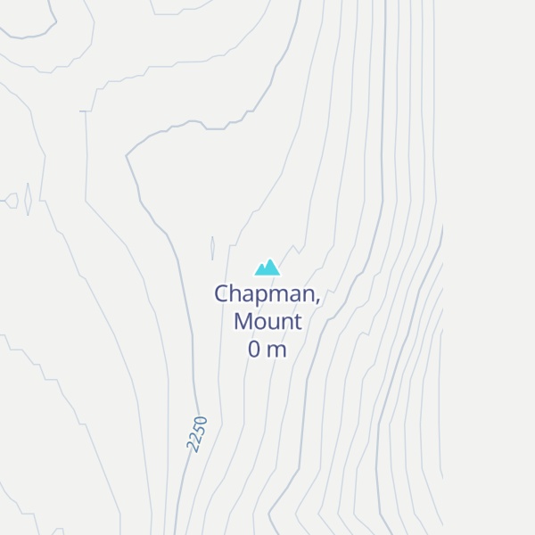 Map of Chapman, Mount