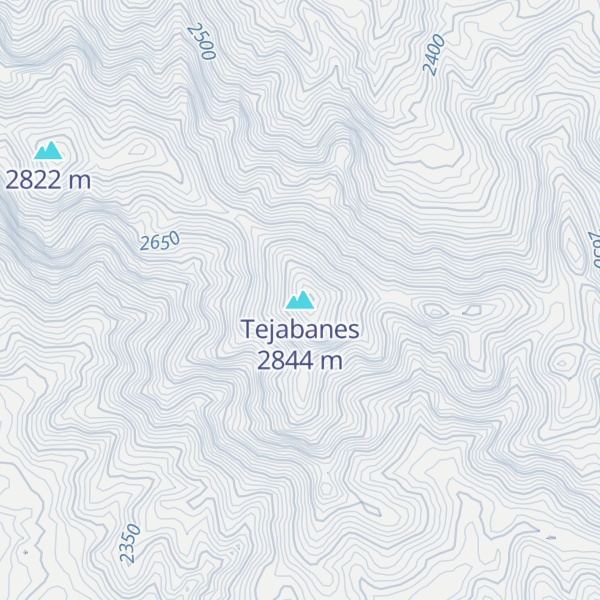 Map of Tejabanes