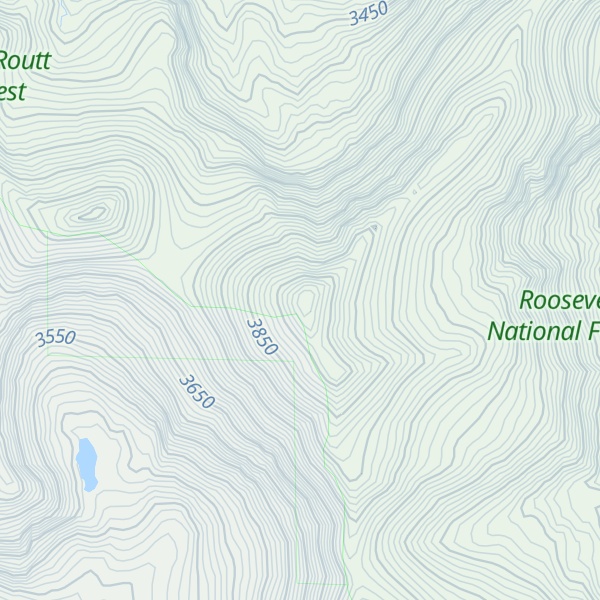 Map of Clark Peak