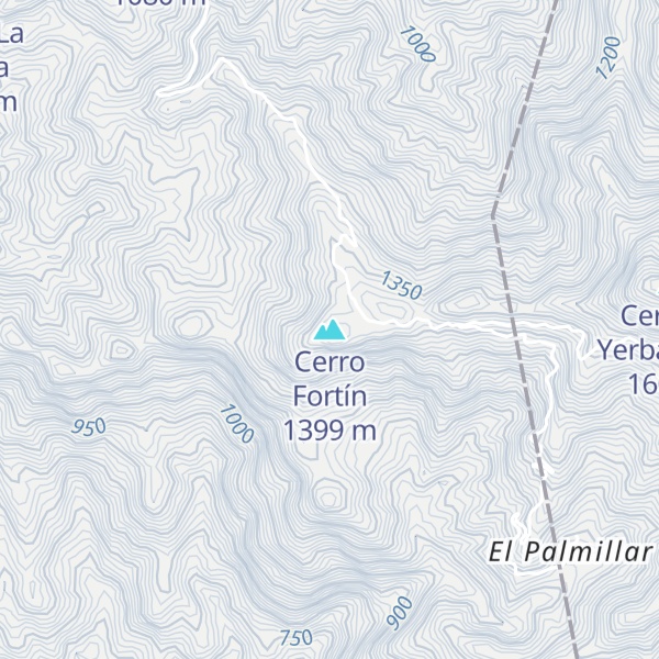 Map of Cerro Fortín