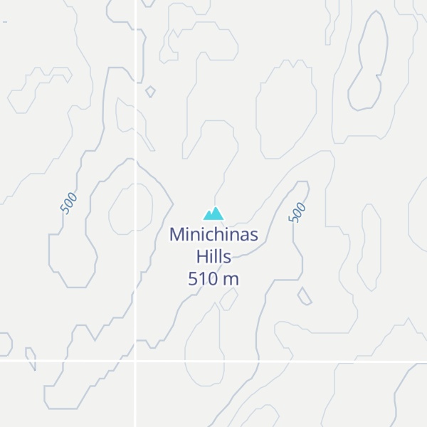 Map of Minichinas Hills