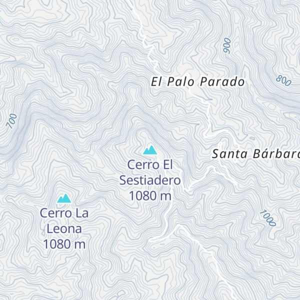Map of Cerro El Sestiadero
