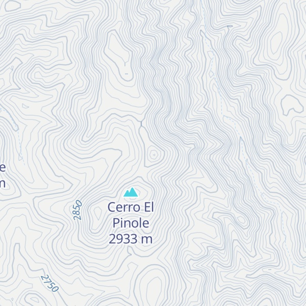 Map of Cerro La Gallareta