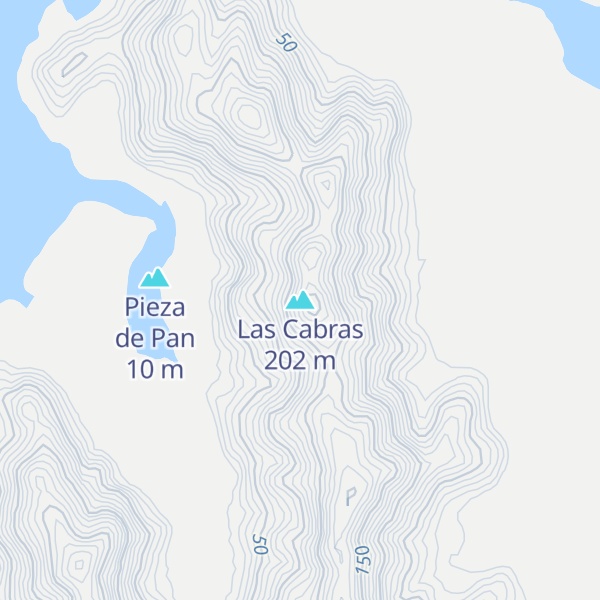 Map of Las Cabras