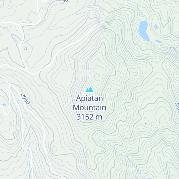 Map of Apiatan Mountain