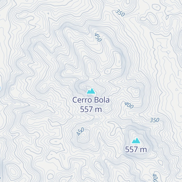 Map of Cerro Bola