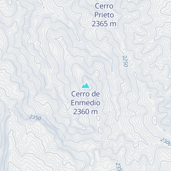 Map of Cerro de Enmedio